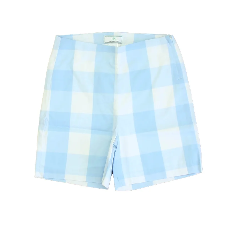 Fashionable Men's Patterned ShortsClassic Prep Girls Bluebell Check Shorts Size: 7 Years