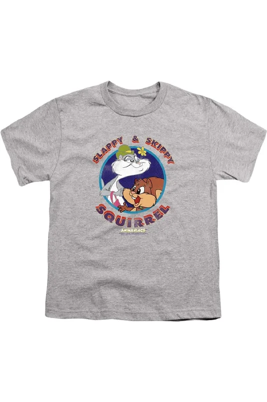 Men's Sleeveless TopsAnimaniacs Slappy And Skippy Squirrel Short Sleeve Juvenile Tee / T-Shirt Men's Sleeveless TopsAnimaniacs Slappy And Skippy Squirrel Short Sleeve Juvenile Tee / T-Shirt