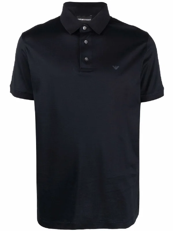 Men's Shirts with Checkered PatternsEmporio Armani Men's T-Shirts And Polos blue