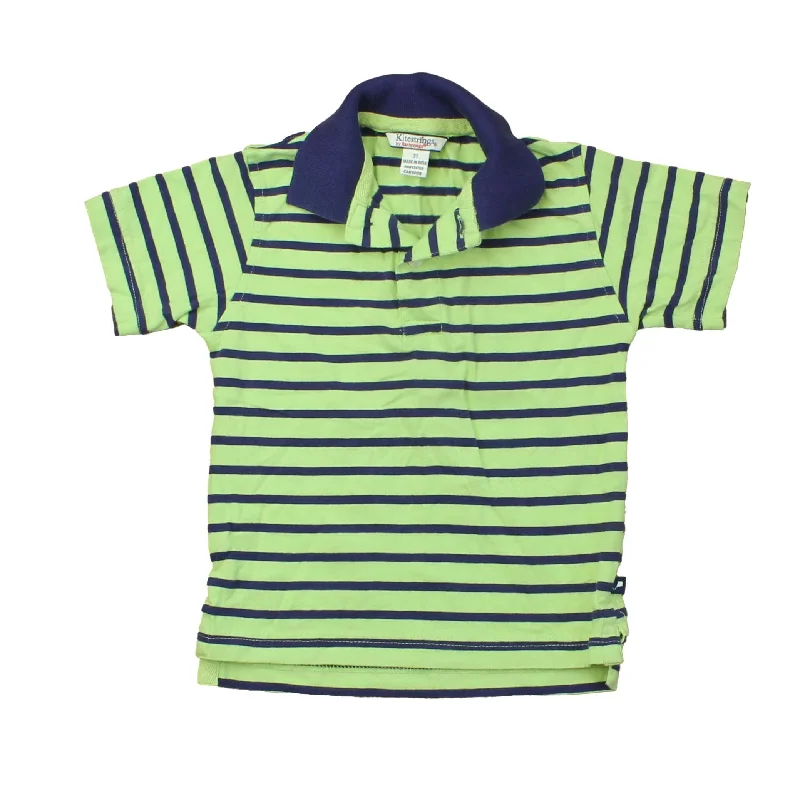 Men's Shirts with Floral PrintsKitestrings Boys Blue | Green | Stripes Polo Shirt