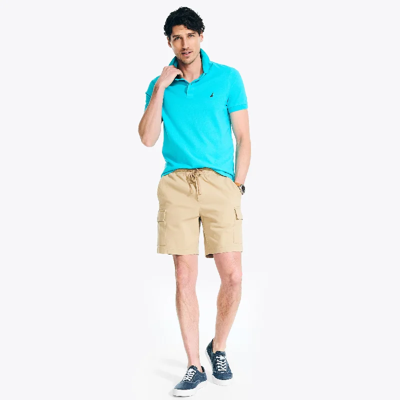 Summer-Ready Men's Swim ShortsNautica Mens 8" Pull-On Boardwalk Cargo Short
