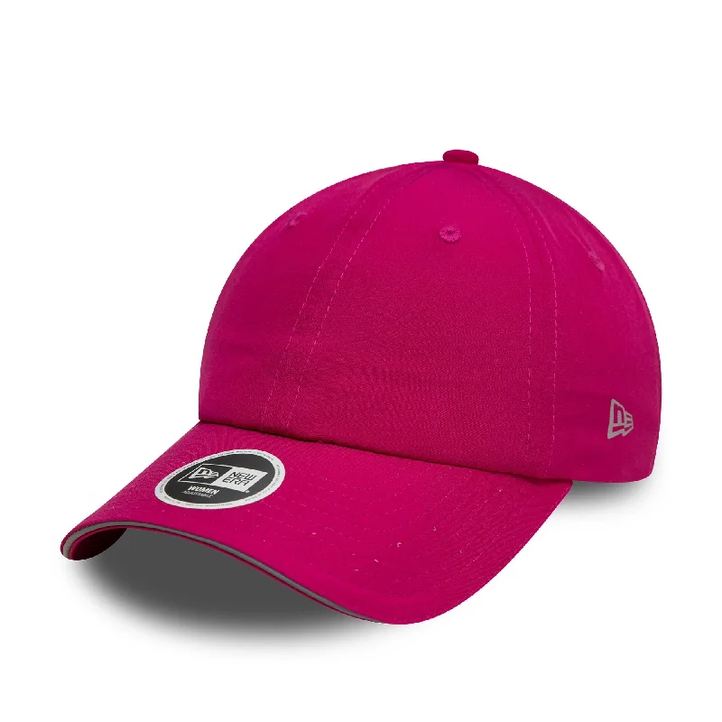 Bright Straw HatsWomens New Era Pink Open Back Adjustable Cap