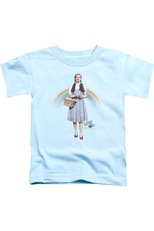 Men's Shirts with Mandarin CollarsWizard Of Oz Over The Rainbow Short Sleeve Juvenile Tee / T-Shirt