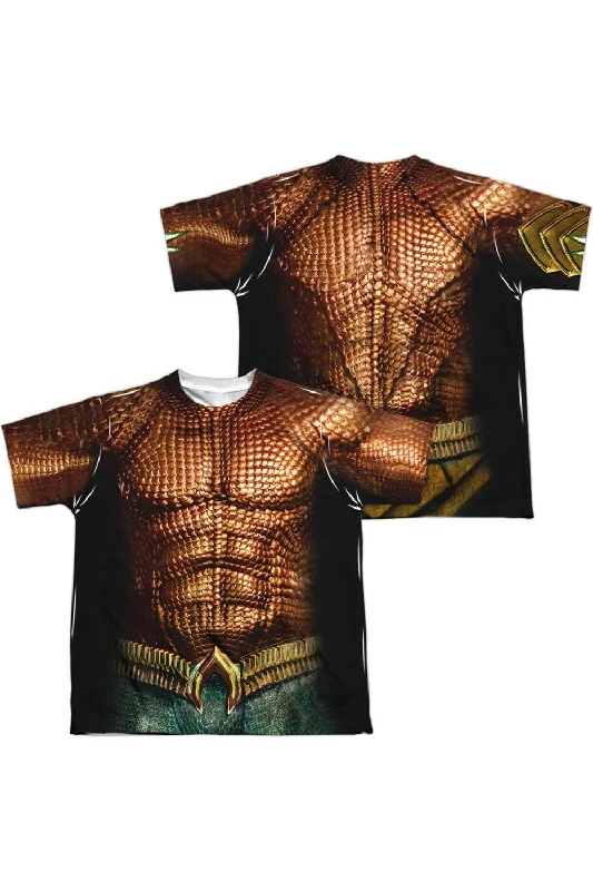 Men's Shirts with Moisture-Wicking FabricAquaman Movie Aquaman Uniform (Front/Back Print) Short Sleeve Youth Poly Crew Tee / T-Shirt Men's Shirts with Moisture-Wicking FabricAquaman Movie Aquaman Uniform (Front/Back Print) Short Sleeve Youth Poly Crew Tee / T-Shirt