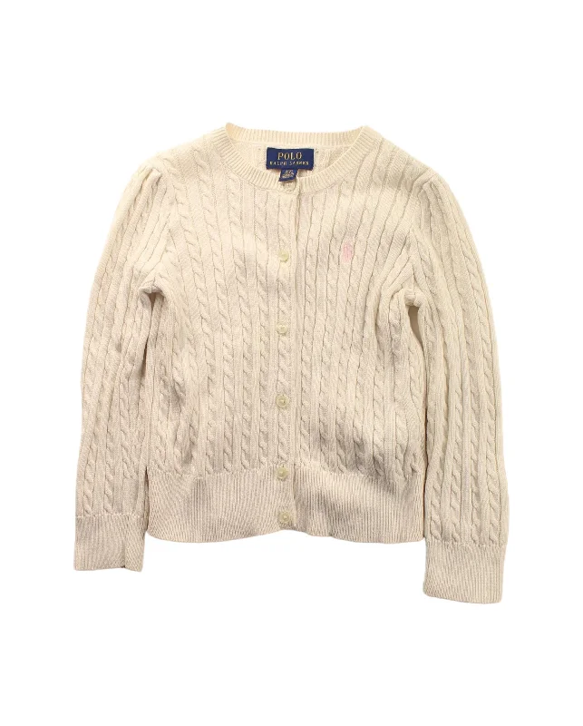 Men's Sweaters with Ribbed CuffsPolo Ralph Lauren Knit Cardigan 3T