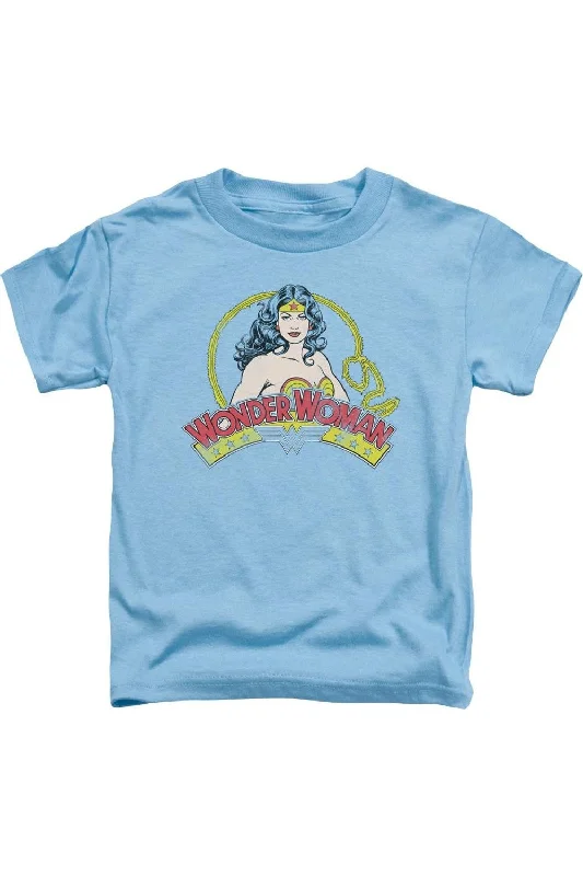 Men's Shirts for CampingDC Comics Vintage Woman Short Sleeve Juvenile Tee / T-Shirt