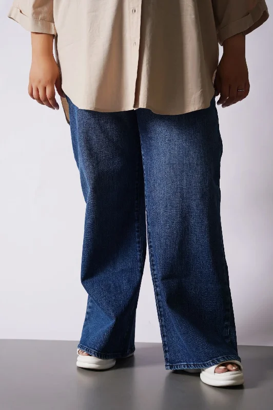 Latest Designer Men's JeansCURVE WIDE LONG JEANS