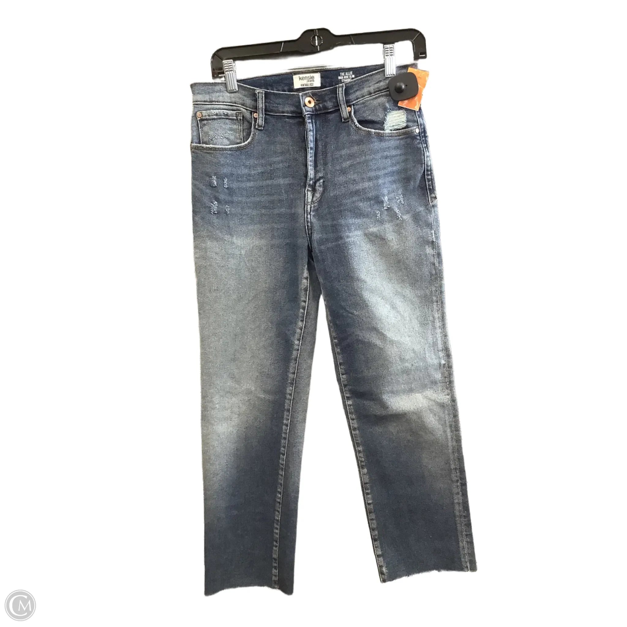 Affordable Men's JeansJeans Straight By Kensie In Blue Denim, Size: 8