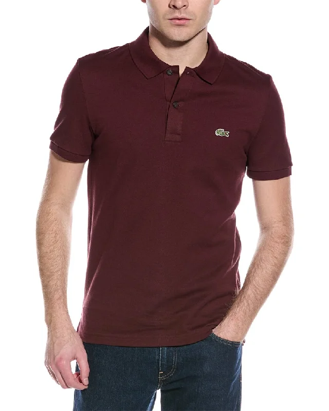 Men's Shirts with Wrinkle-Resistant FabricLacoste Slim Fit Polo Shirt