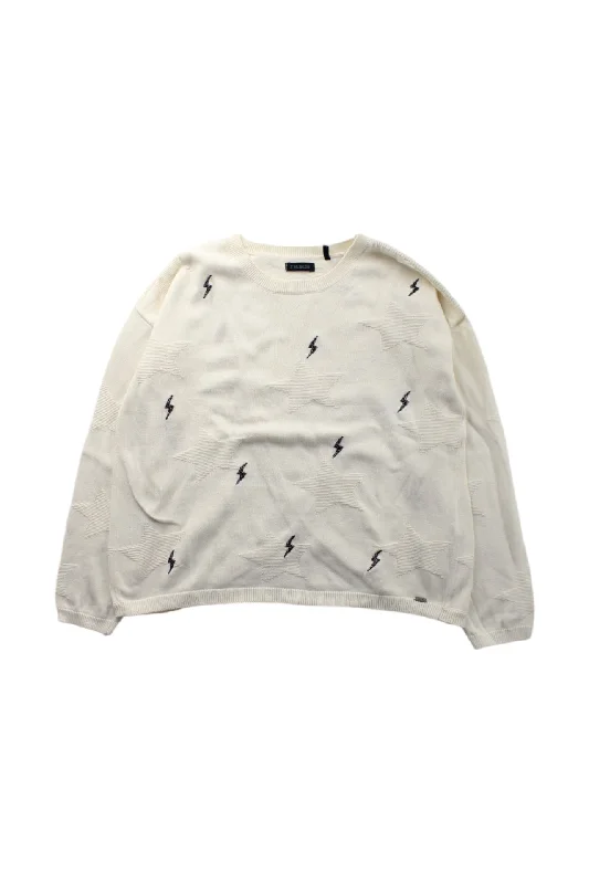 Fitted Men's Slim-Fit SweatersIKKS Knit Sweater 8Y