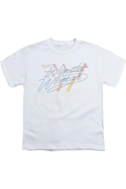 Men's Shirts with Bow TiesWonder Woman 84 Wonder Fade Short Sleeve Youth Tee / T-Shirt Men's Shirts with Bow TiesWonder Woman 84 Wonder Fade Short Sleeve Youth Tee / T-Shirt