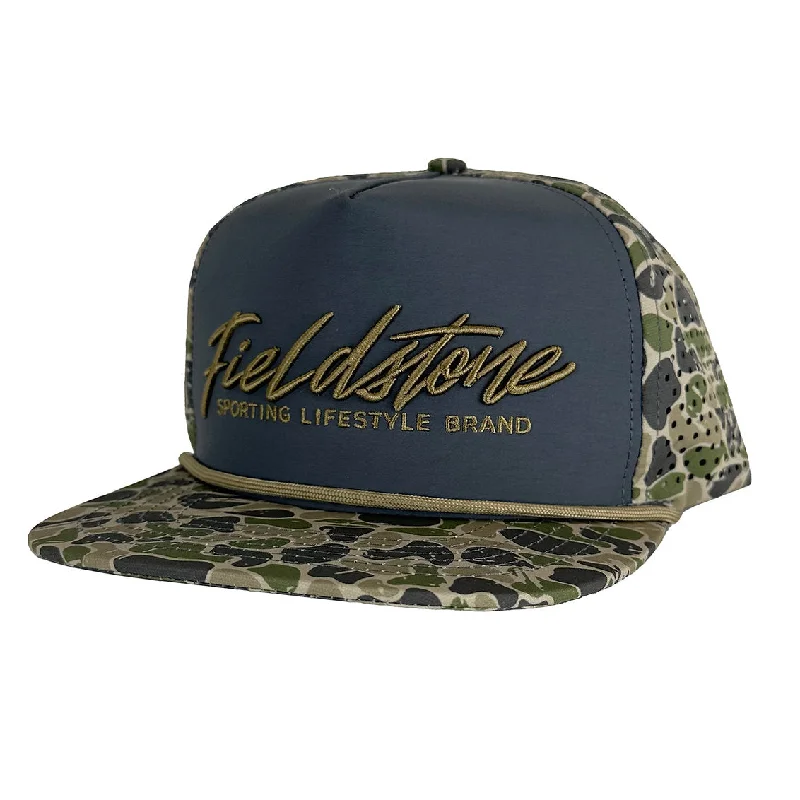 Protective Hard HatsFieldstone Script Logo Backwoods Bill Hat