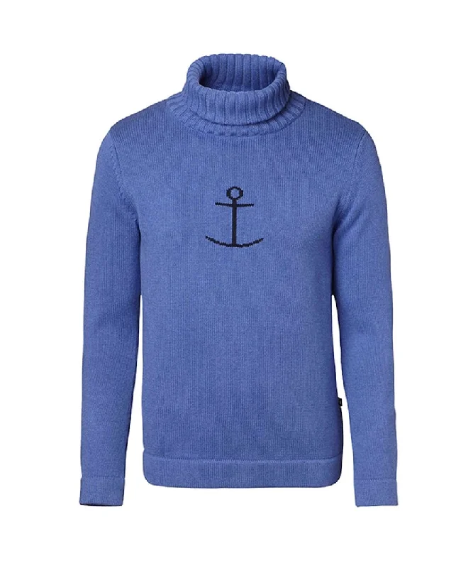 Men's Sweaters with Fair Isle PatternsAnchor Rollneck Men