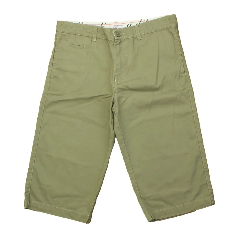 Cool and Crisp Men's Summer Linen and Cotton ShortsJacadi Boys Green Shorts