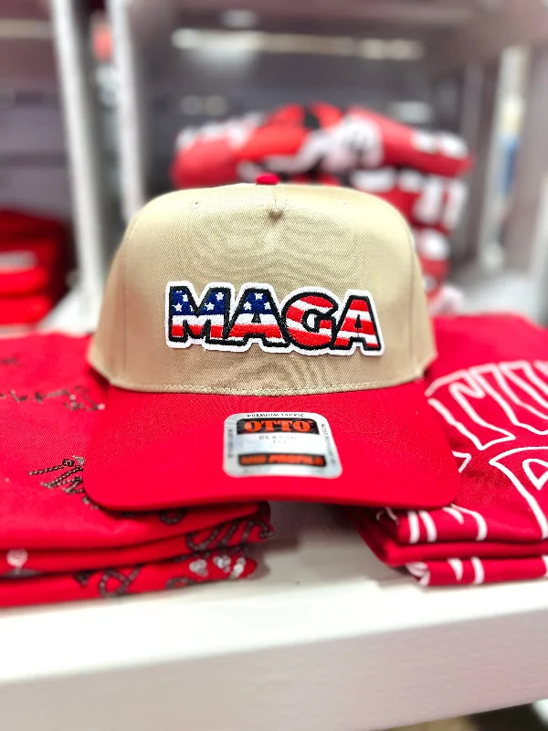 Summer Straw HatsDistressed Vintage MAGA Trucker
