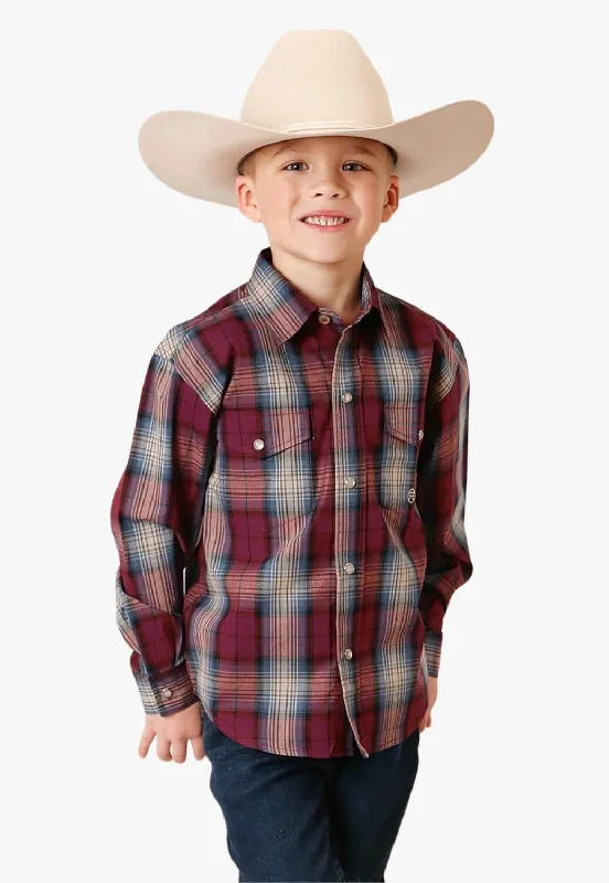 Men's Crew Neck T-Shirts for Everyday WearRoper Boys Amarillo Collection Long Sleeve Shirt