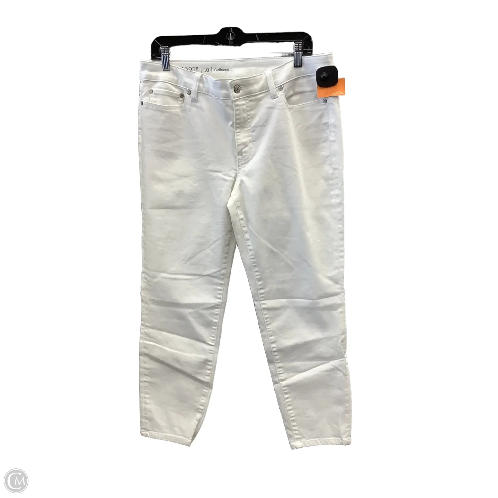 High-Waisted Men's JeansJeans Straight By Talbots In White, Size: 10