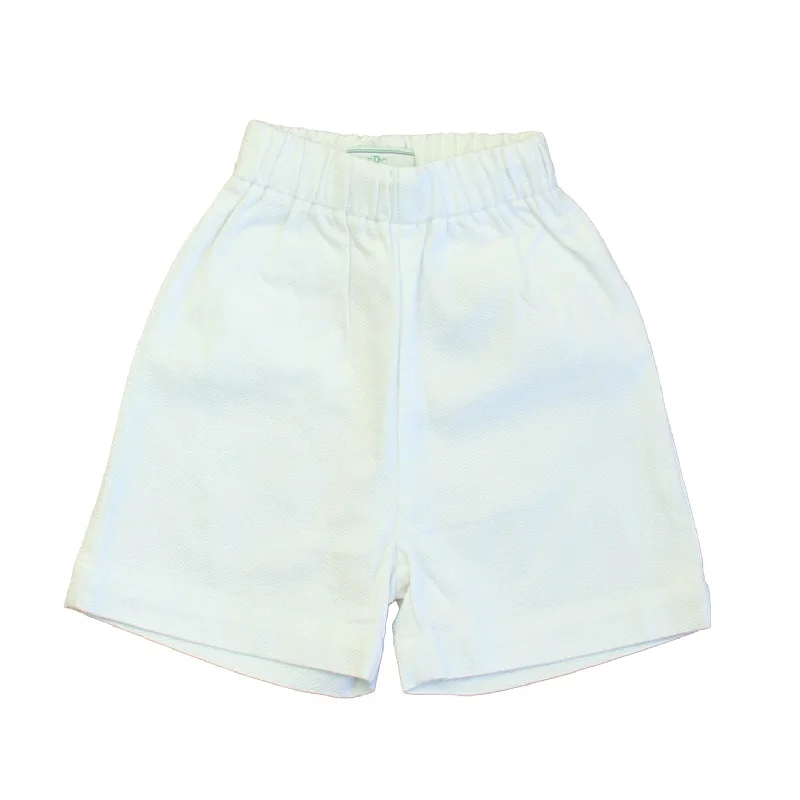 Cozy Men's Flannel ShortsClassic Prep Boys Bright White Shorts Size: 12-24 Months