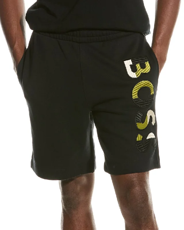 Warm-Weather Men's Linen and Cotton Casual ShortsBOSS Hugo Boss Lamson Sweatshort