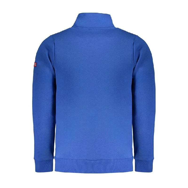 Men's Sweaters for Everyday WearNorway 1963 Blue Cotton Men Men's Sweater