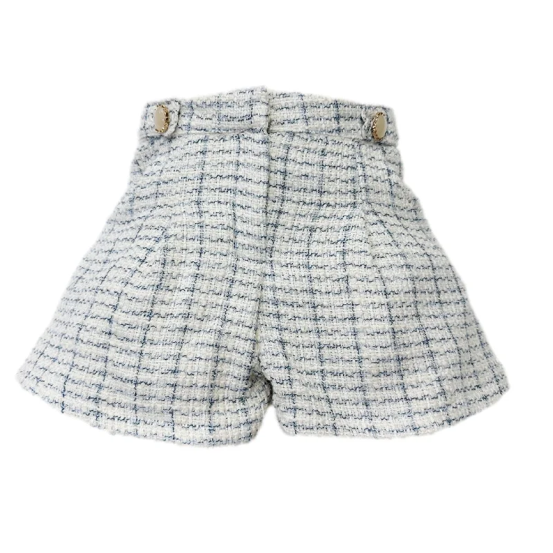 Zippered Men's Secure Cargo ShortsIris Tweed Shorts