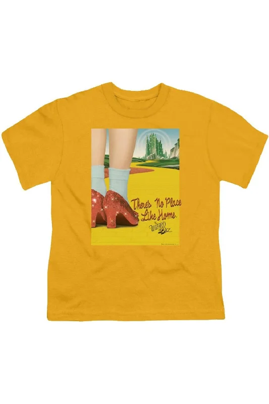 Striped Men's TopsWizard Of Oz The Way Home Short Sleeve Youth Tee / T-Shirt