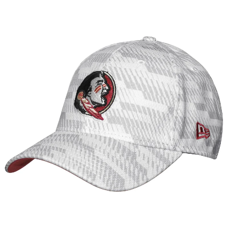 Best Beanie Hats for WinterNew Era Men's Seminole Logo 3930 Stretch Fit Cap - White