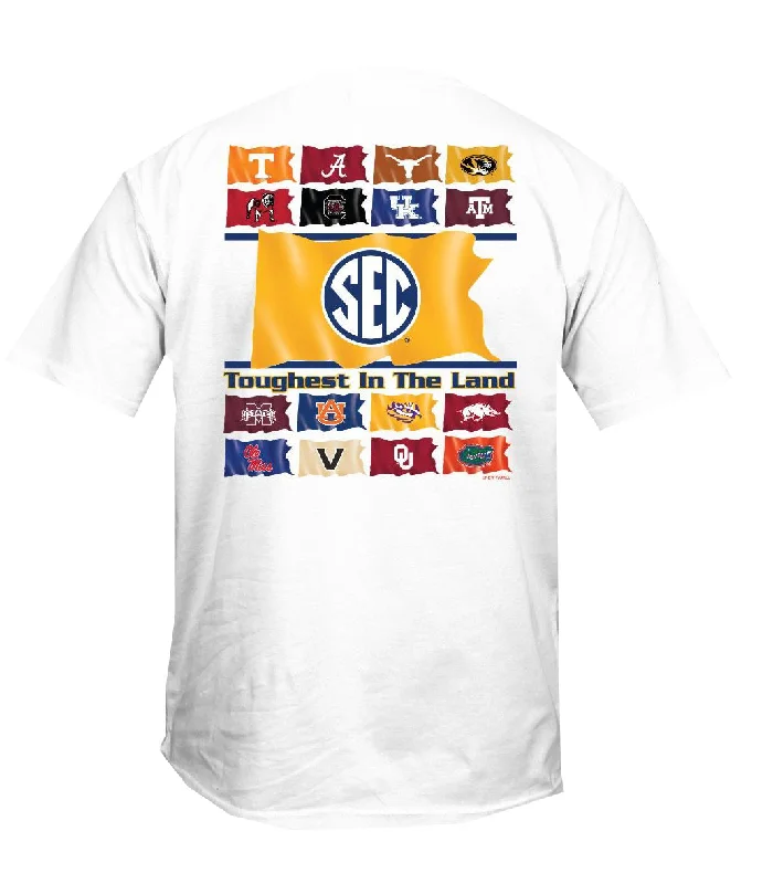 Men's Shirts with Contrast StitchingSEC Conference Tee - FLAGS16