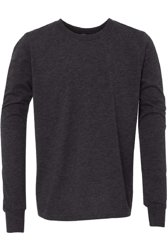 Men's Shirts with High NecksBELLA + CANVAS Youth Triblend Long Sleeve Tee