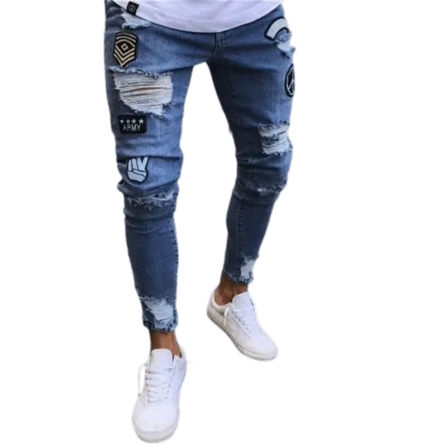 New Arrival Men's JeansMen Jeans With Patches