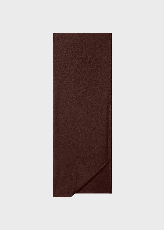 Men's Sweaters with Unique and Custom DesignsOversized Fine Cashmere Scarf - Chocolate