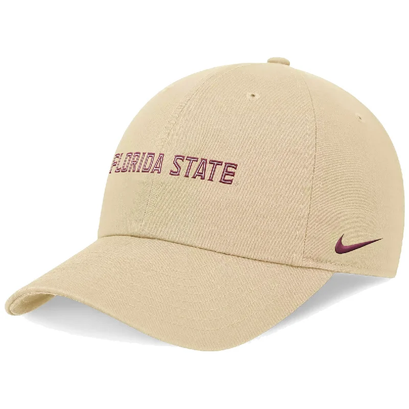 Adjustable Beanie HatsNike Florida State Adjustable Unstructured Club Cap - Vegas Gold