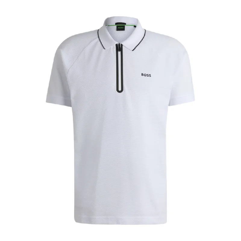 Men's Flowy Shirts for a Relaxed LookStructured-cotton polo shirt with contrast logo