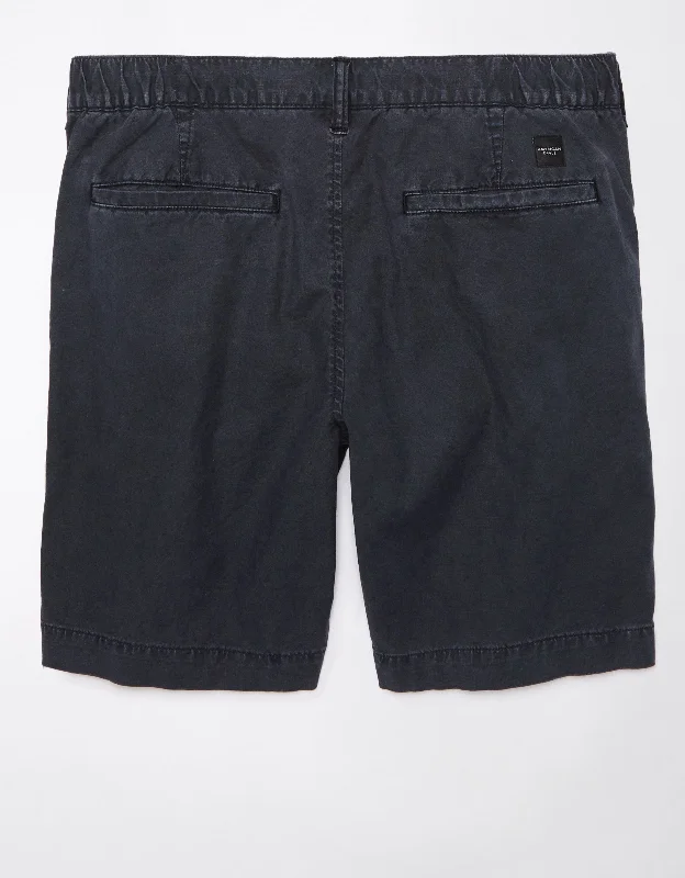 Flexible Fit Men's Yoga and Workout ShortsAE Flex 9" Weekend Linen-Blend Short