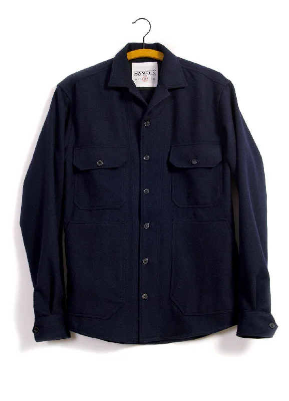 Men's Limited Edition Shirts for ExclusivitySTEFAN | Worker Over Shirt | Navy