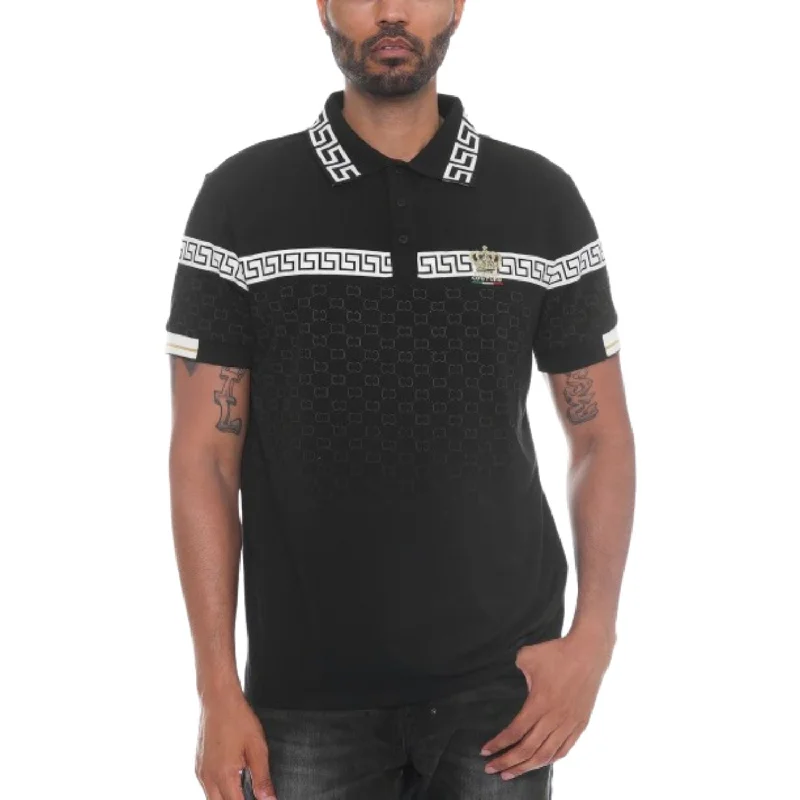 Men's Shirts with Belt LoopsVersion Couture Polo Button Down Shirt