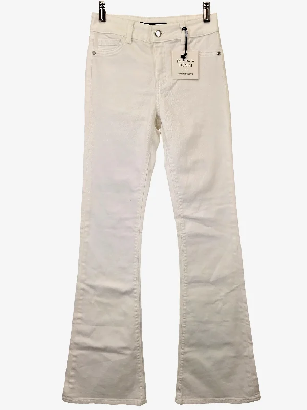 Leather Patch Men's JeansPortmans Classic High Rise Flare Jeans Size 6