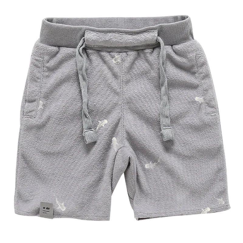 Fast-Drying and Water-Resistant Men's Swim ShortsTerry Shorts with Print