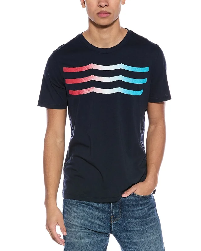 Men's Shirts with Snap ButtonsSol Angeles Americana Waves T-Shirt