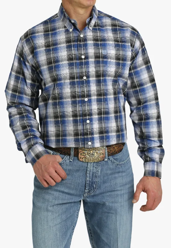 Men's Designer Dress Shirts for High-End FashionCinch Mens Long Sleeve Shirt