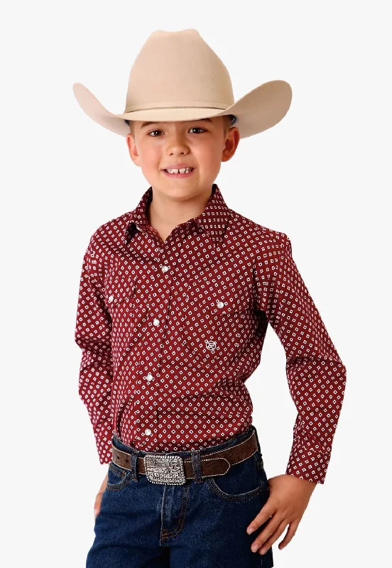 Men's Polo Shirts for Sports and Casual WearRoper Boys Amarillo Collection Long Sleeve Shirt