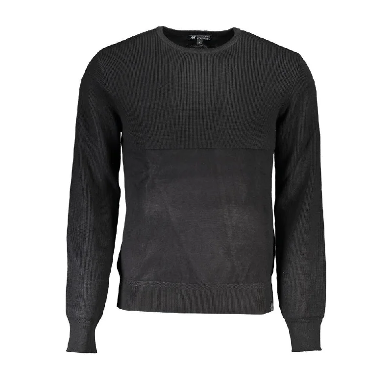 Men's Sweaters with Shawl CollarsU.S. Grand Polo Elegant Long Sleeve Crew Neck Men's Sweater