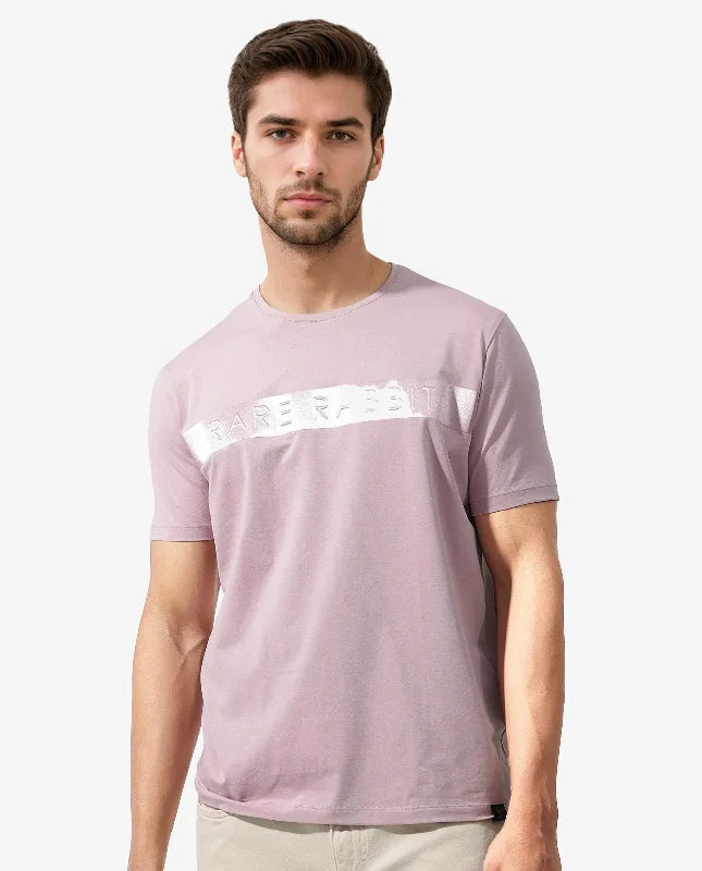Men's Long-Sleeved ShirtsRare Rabbit Mens Olios Light Pink Cotton Fabric Short Sleeve Crew Neck Satin Print T-Shirt Men's Long-Sleeved ShirtsRare Rabbit Mens Olios Light Pink Cotton Fabric Short Sleeve Crew Neck Satin Print T-Shirt