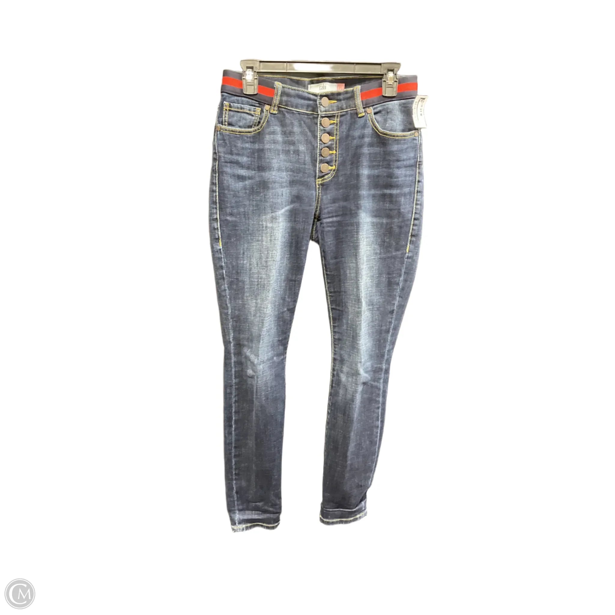 Elegant Men's JeansJeans Skinny By Cabi In Blue Denim, Size: 4