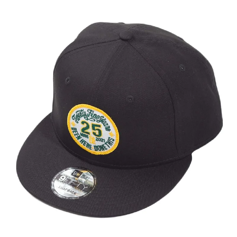 Wide-Brimmed Sun HatsKuya 25 Snapback Black/Green