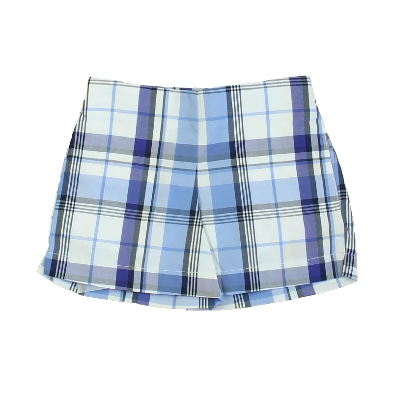 Athletic Men's Workout ShortsClassic Prep Girls Blue Plaid Shorts Size: 2-5T