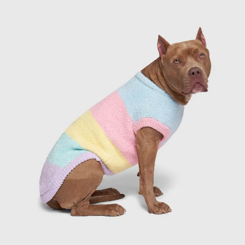 Men's Sweaters with Contrast TrimPastel Party Sweater