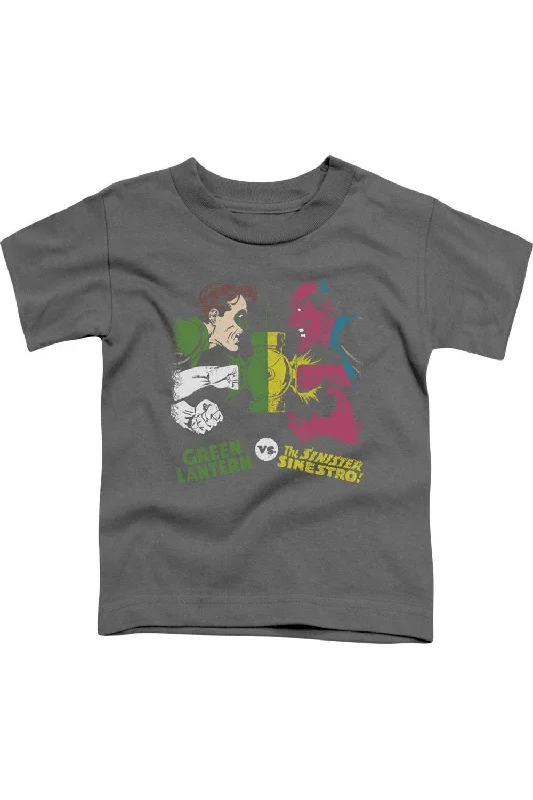 Men's Shirts with Plaid PatternsDC Comics Gl Vs Sinestro Short Sleeve Juvenile Tee / T-Shirt