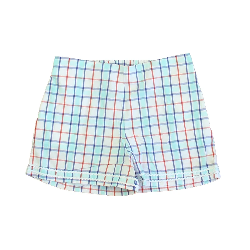 High-Quality and Long-Lasting Men's Denim ShortsClassic Prep Girls Surf's Up Plaid Shorts Size: 6-14 Years