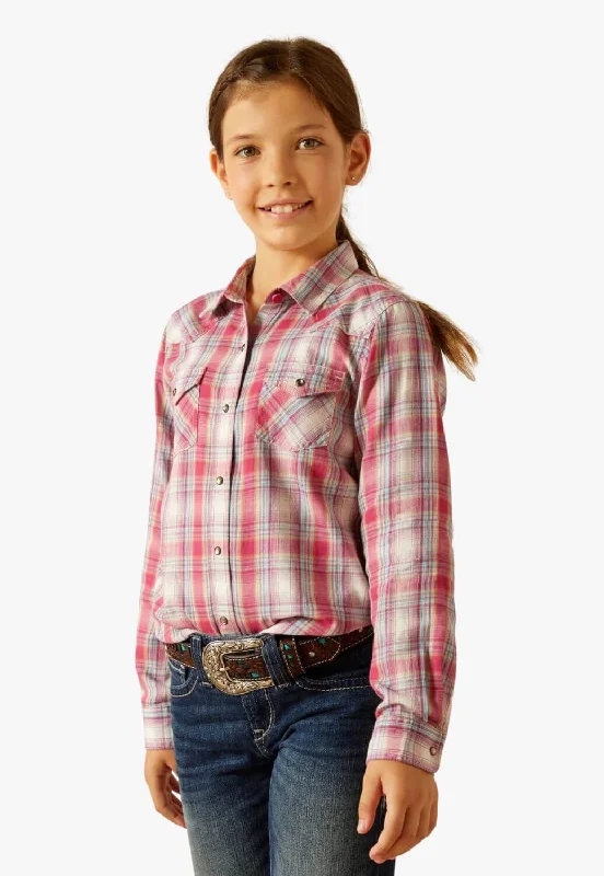 Men's Pattern-Clashing Shirts for Bold FashionAriat Girls Merida Plaid Long Sleeve Shirt